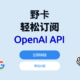 能同时搞定ChatGPT、Midjourney、API支付的神卡！野卡Wildcard注册攻略和常见问题
